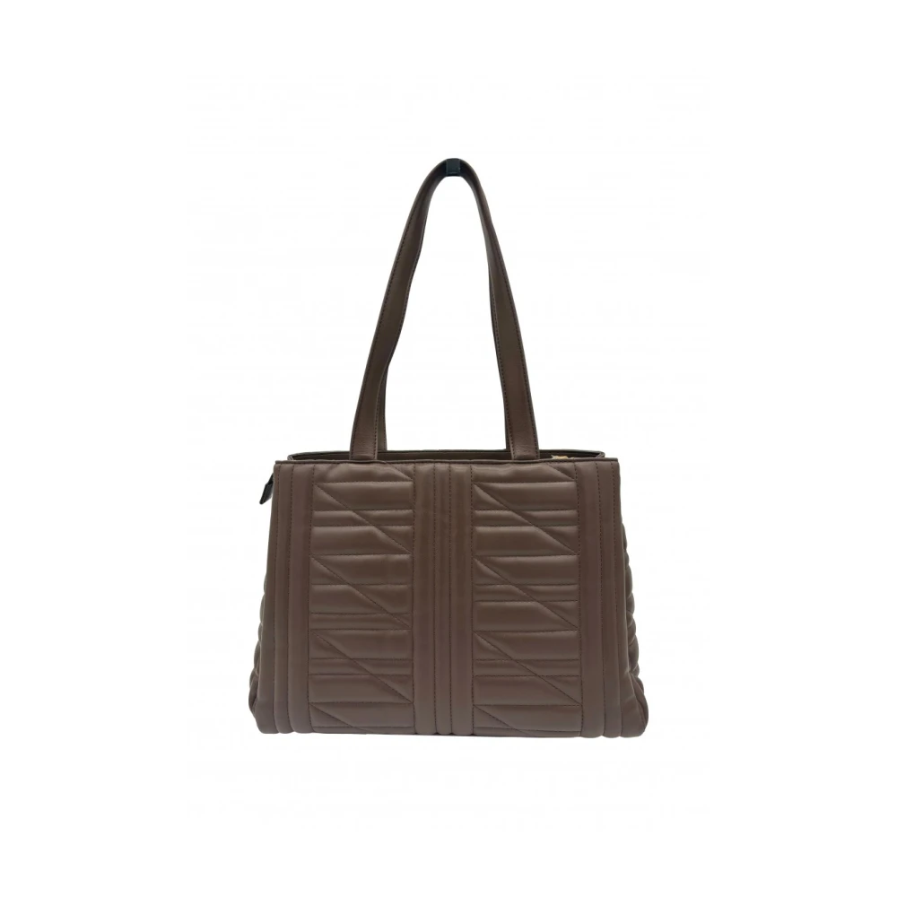 Liu Jo Eco Leren Tote Tas Achala Brown Dames