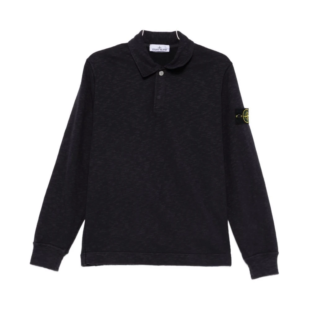 Stone Island Men's Blue Polo Shirts, Xl, Stylish Jumpers Collection