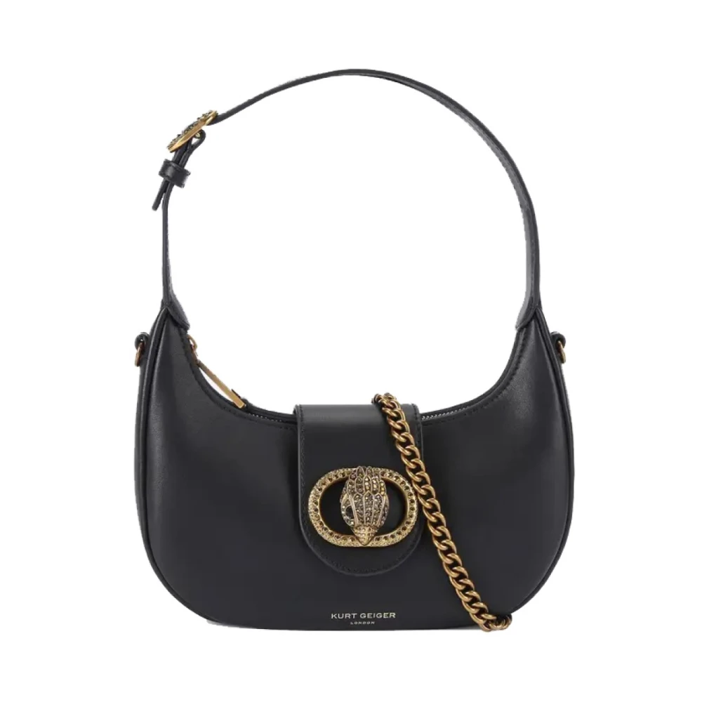 Kurt Geiger Women's Black Elegant Small Chelsea Hobo Shoulder Bag