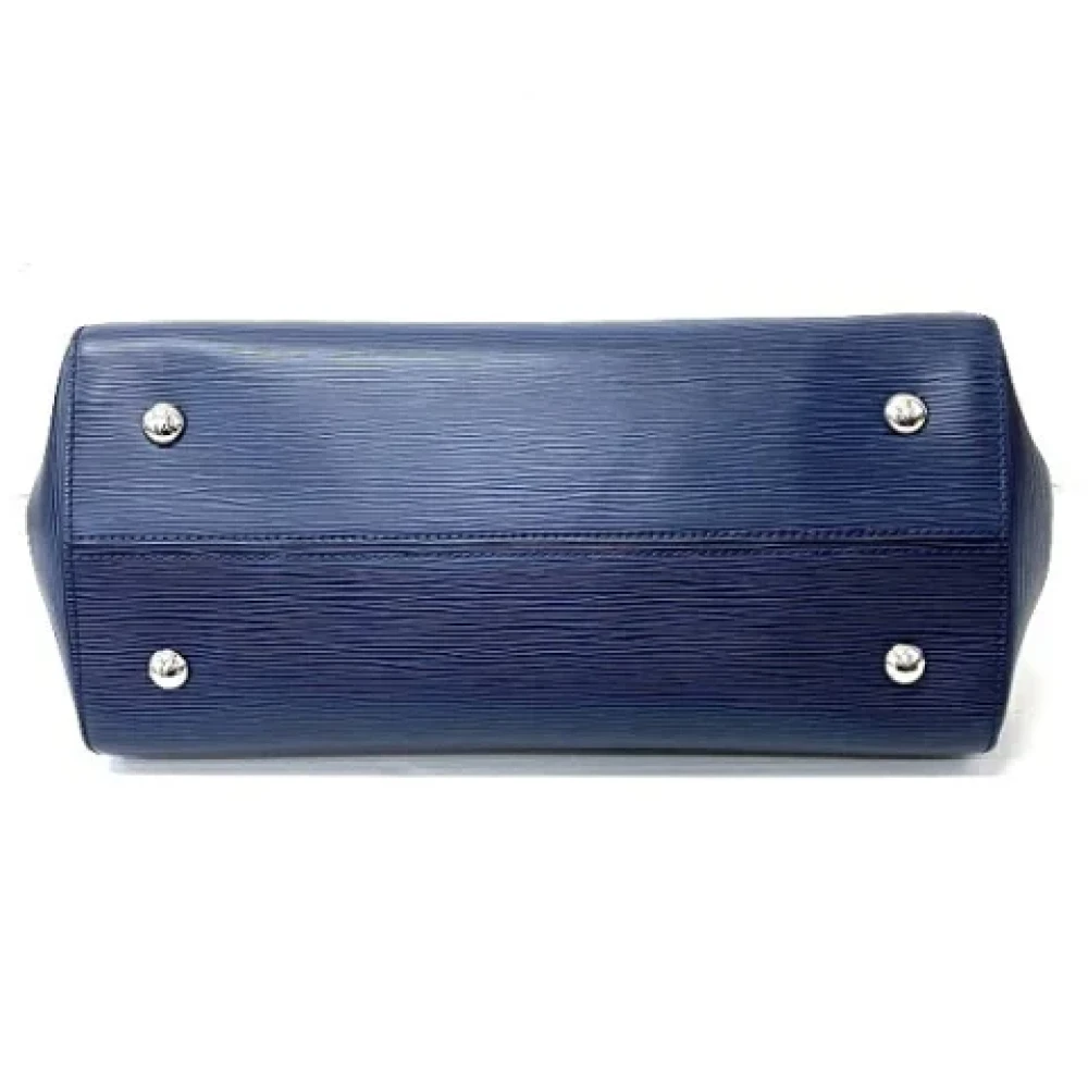 Louis Vuitton Vintage Pre-owned Leather handbags Blue Dames