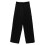 black-casual-elastic-waistband-trousers