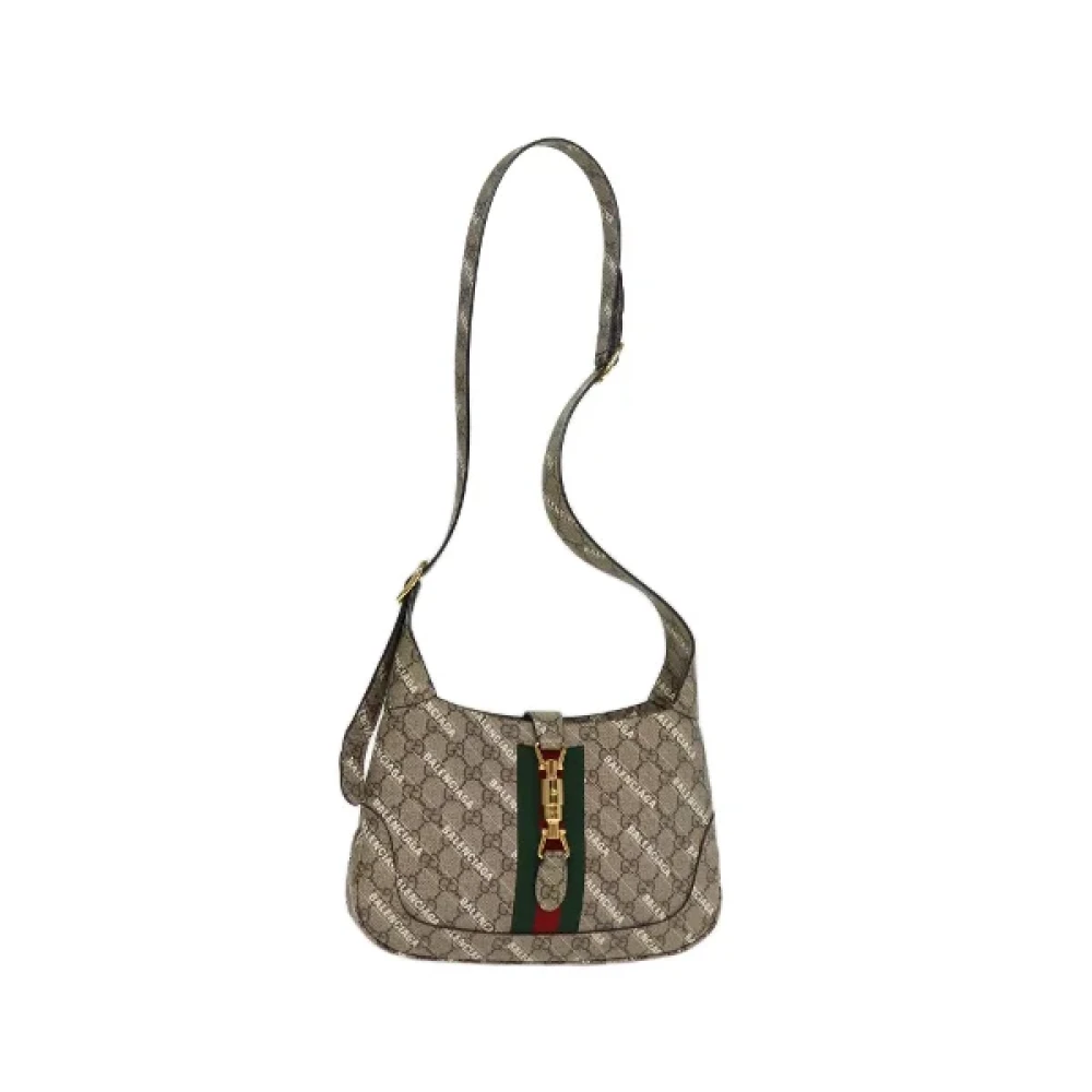 Gucci Vintage Pre-owned Canvas gucci-vskor Beige, Dam