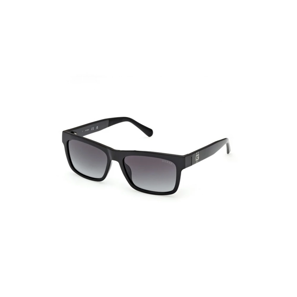 Guess Men's Black Sunglasses, 57 Mm, Rectangular Sunglasses