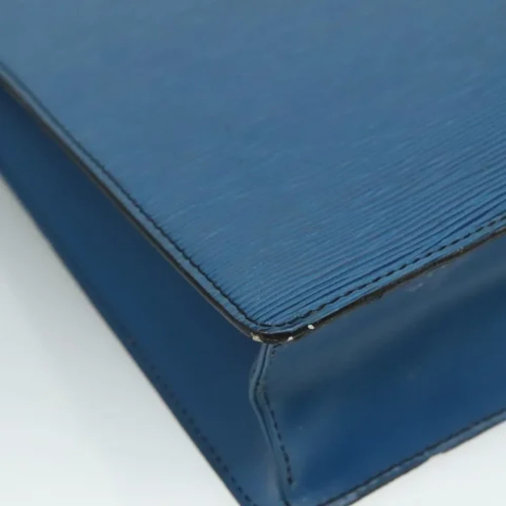 Louis Vuitton Vintage Pre-owned Leather handbags Blue Dames