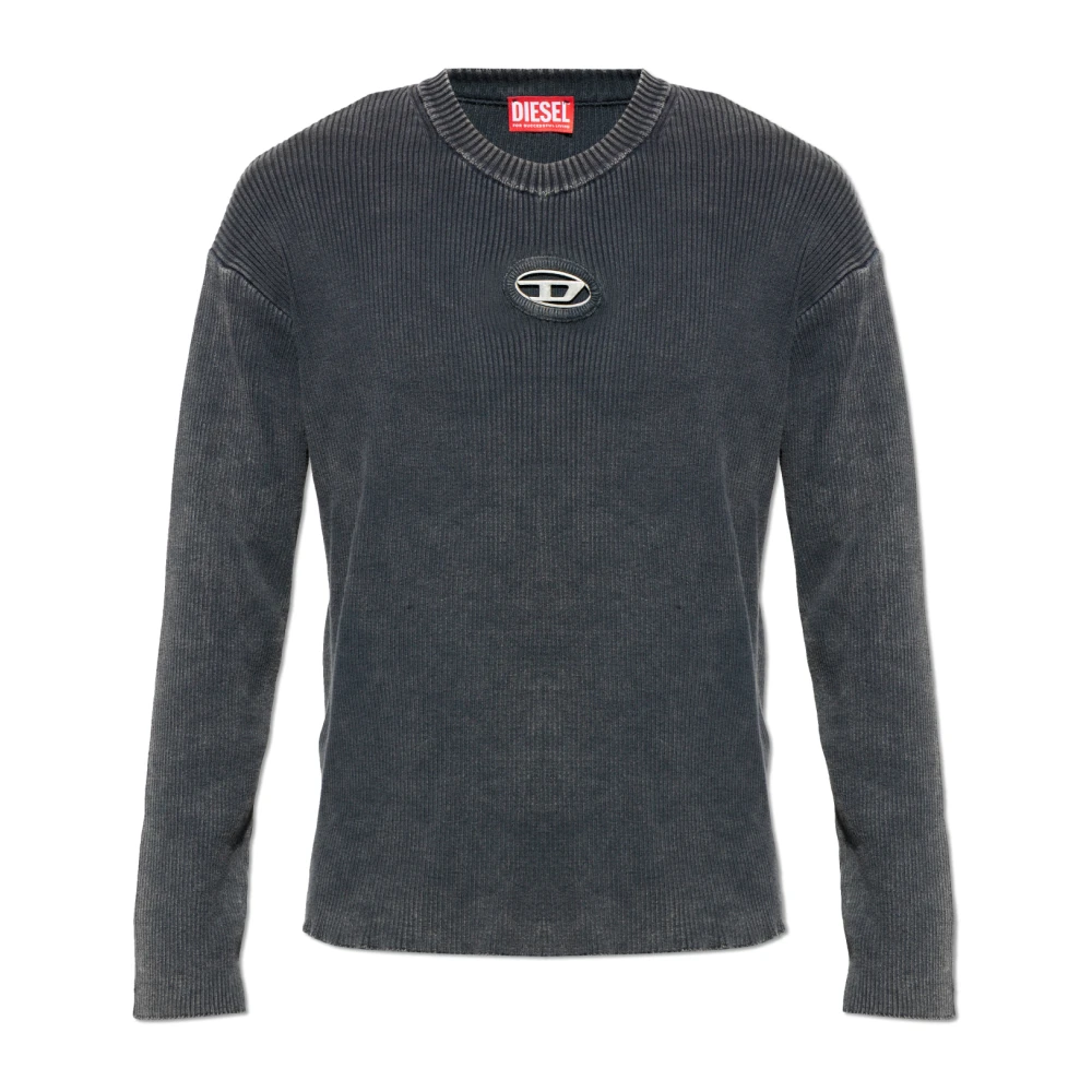 Diesel Uomo Grigio Maglie, M, New,