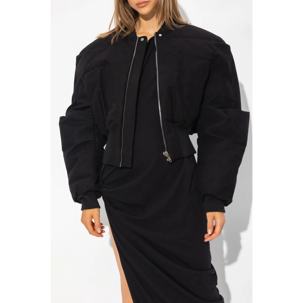 Rick Owens Girdered Bomberjack Black Dames