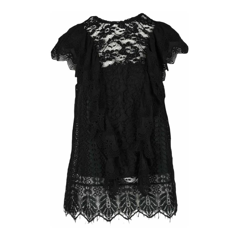 Essentiel Antwerp Polyester Gebreide Top Black Dames