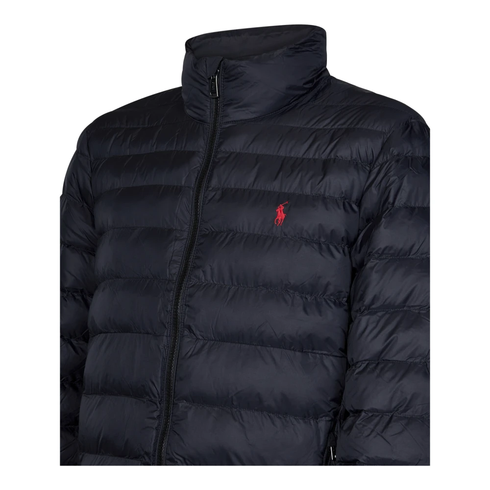 Polo Ralph Lauren Zwarte Gewatteerde Jas Aw24 Blue Heren
