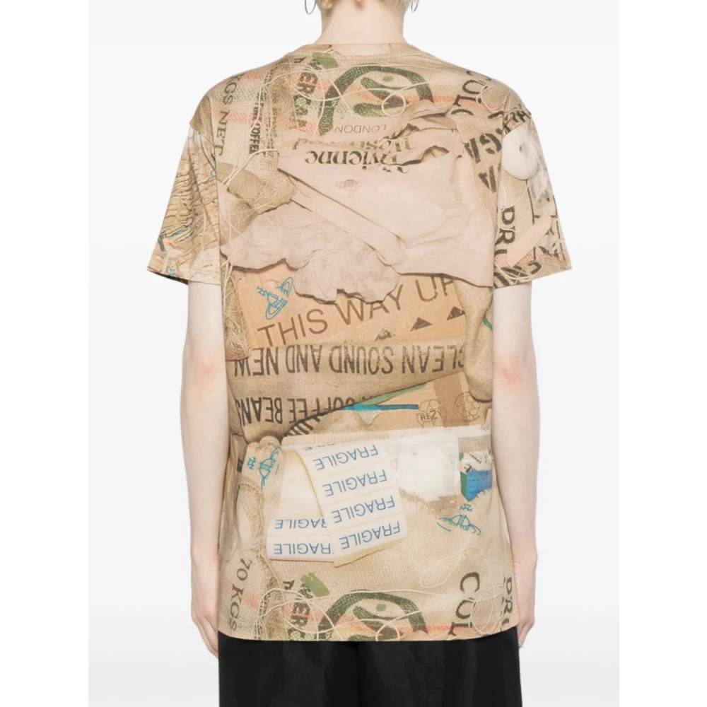 Vivienne Westwood Klassieke T-shirt Collectie Beige Heren