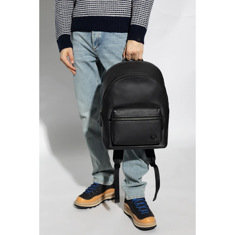 Coach Rugzak met logo Black Heren