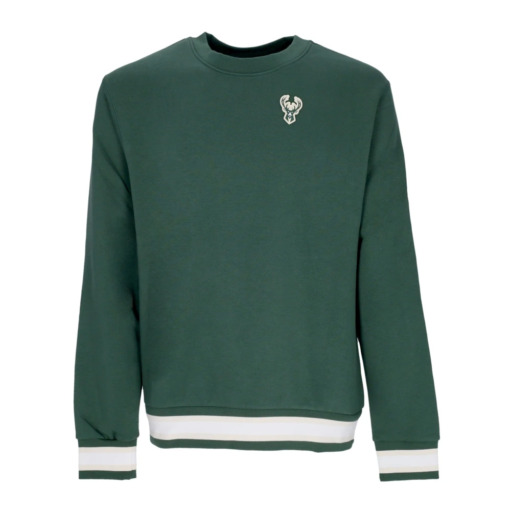Nike Milwaukee Bucks Crewneck Sweatshirt Blue Heren