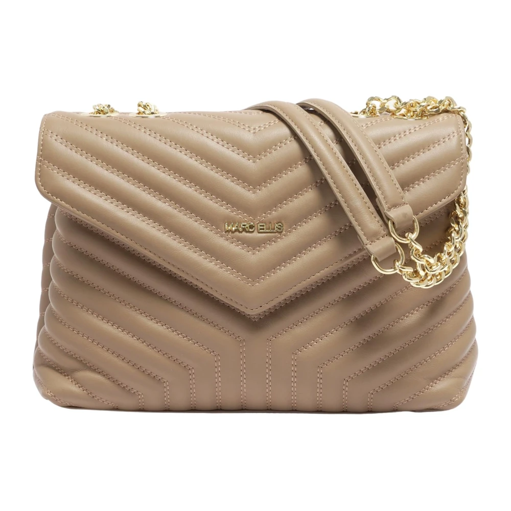 Marc Ellis Gewatteerde Schoudertas Ginny Beige Dames