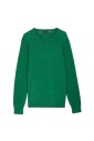 pull-col-rond-vert-coton-pur