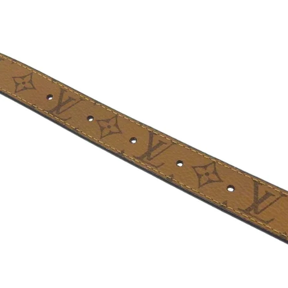 Louis Vuitton Vintage Pre-owned Leather belts Brown Dames