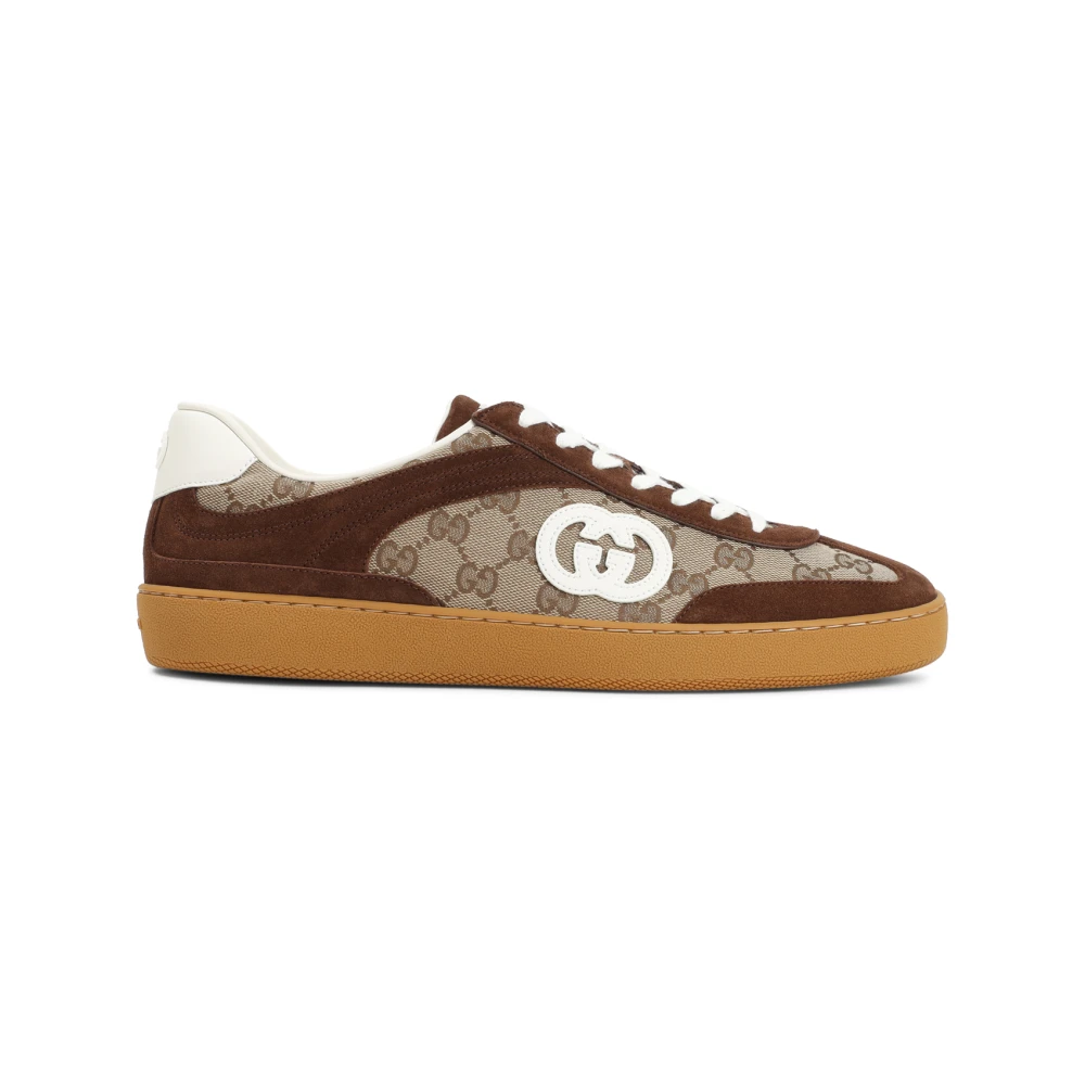 Gucci Men's Brown Sneakers, 8 Uk, Trainers For Ss25
