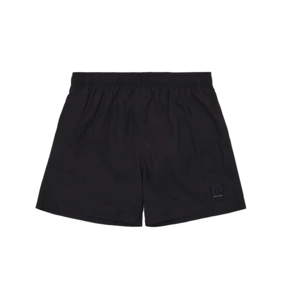 Armani Exchange Mannelijk Zwart Badmode Heren, S, E Zee Kleding Shorts Essentieel Ontwerp