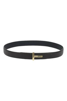 Soft Grain Leather Reversible T Belt 30 mm