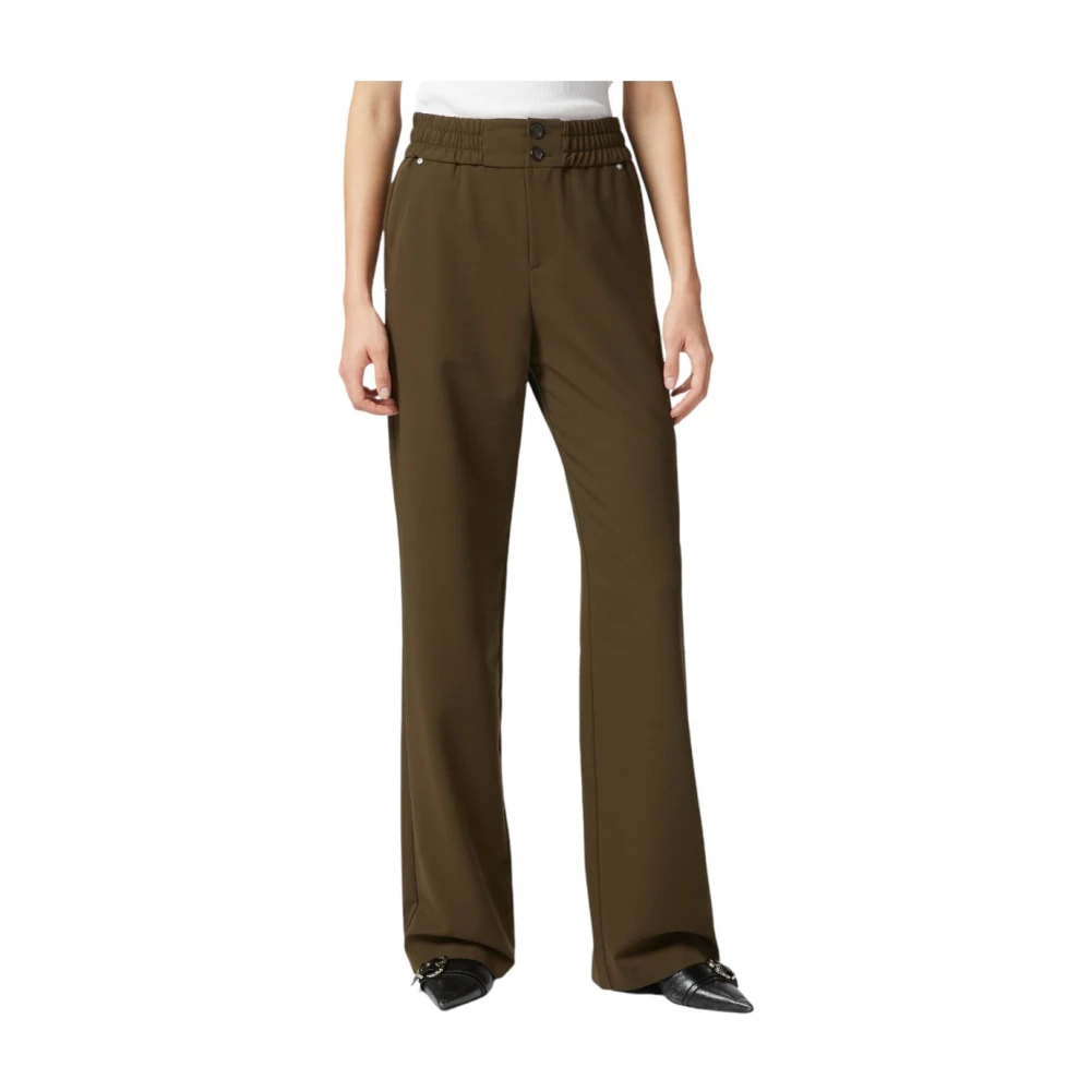 pinko Stijlvolle Broek voor Vrouwen Green Dames