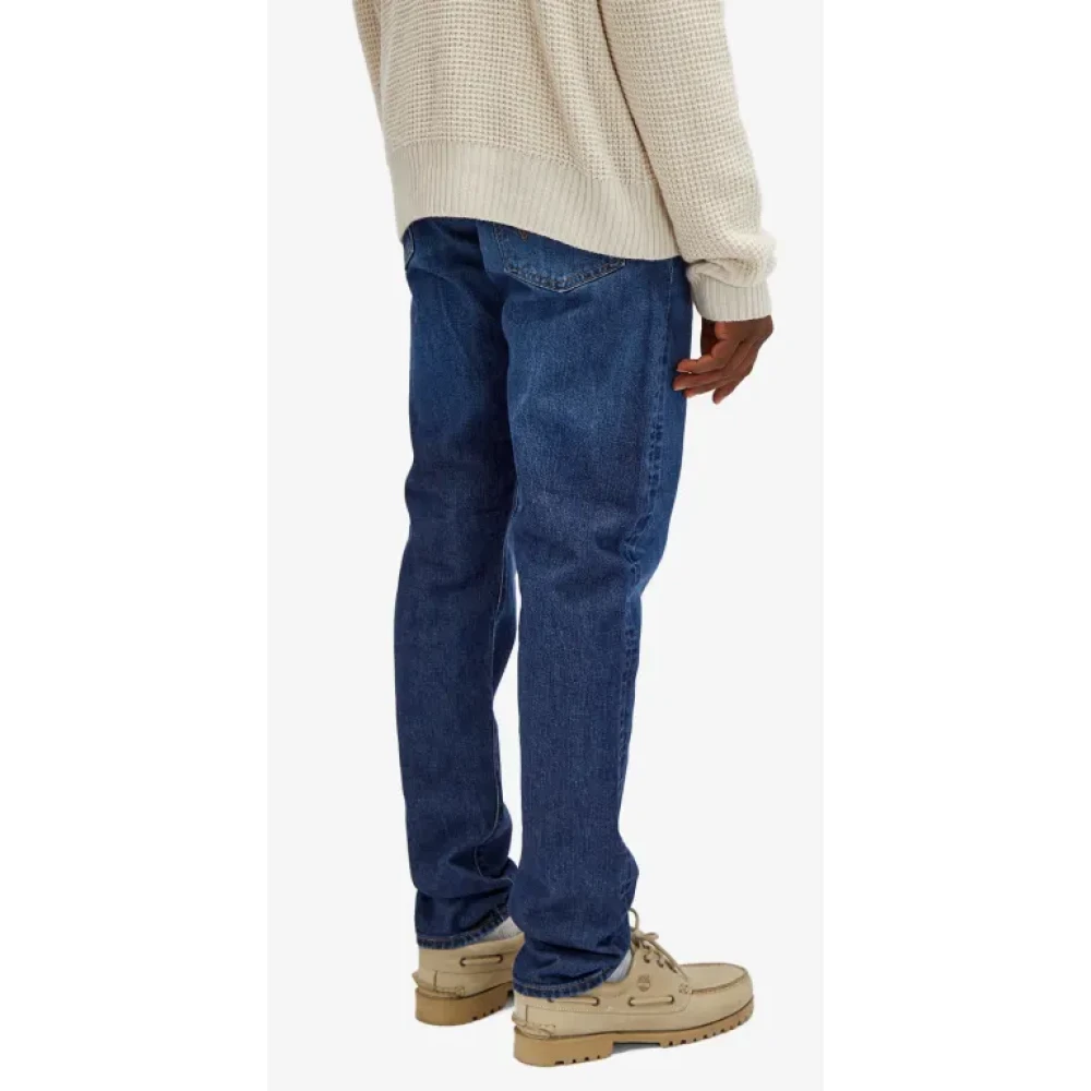 Edwin Slim Tapered Jeans Blauw Midden Donker Blue Heren