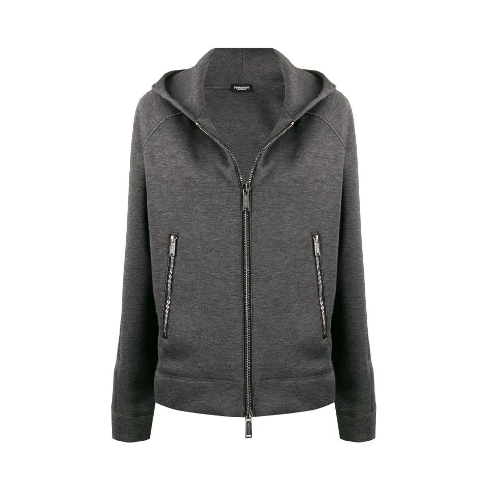 Dsquared2 Grijze Hoodie Sweater Textiel D9Mj62680 Gray Dames