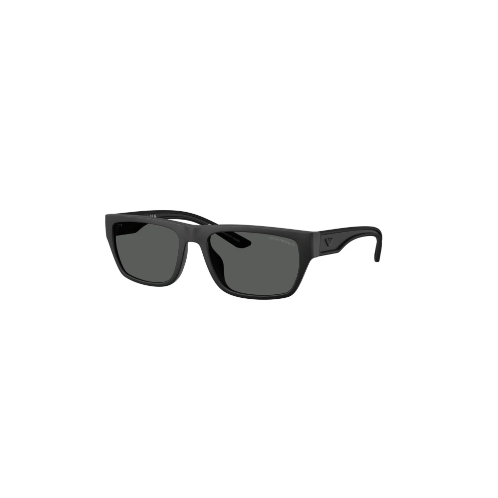 Emporio Armani Black/Grey Ea4262u 501787 Man Sunglasses Acetate Squared Normal - Image 4