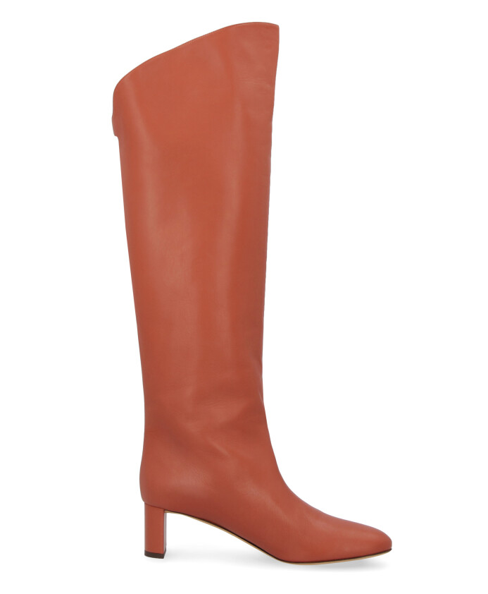 bottes-en-cuir-bout-rond