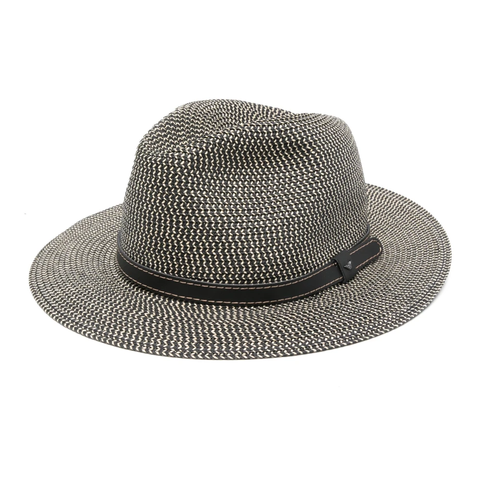 Emporio Armani Stijlvolle Klassieke Hoed voor Mannen Gray Heren