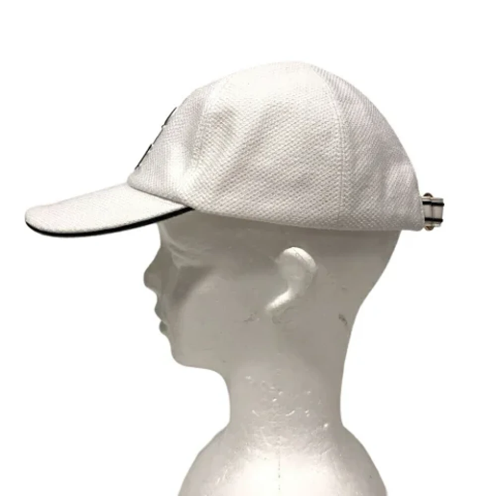 Dior Vintage Pre-owned Cotton hats White Dames