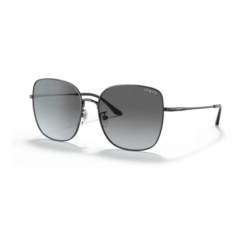 Vogue Women's Black/Grey Shaded Sunglasses