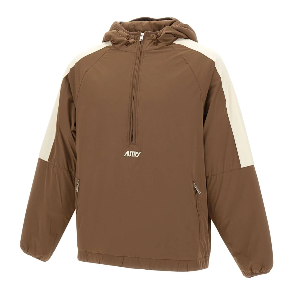 Autry Nylon Anorak Jas Bruin Room Brown Heren
