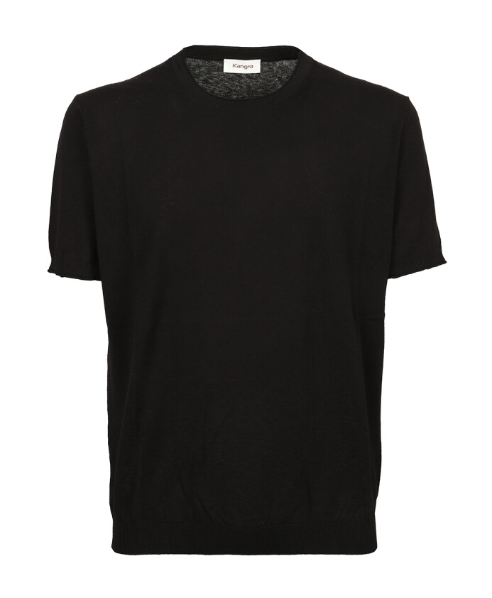t-shirt-noir-en-coton-et-lin