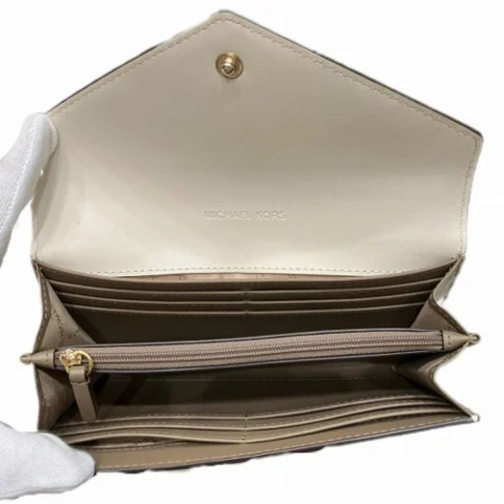 Michael Kors Pre-owned Fabric wallets White Dames