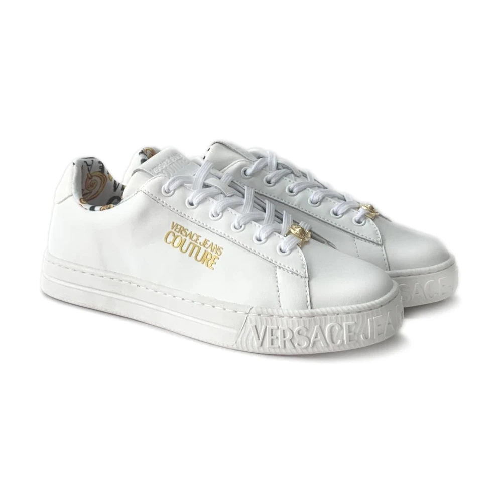 Versace Jeans Couture Stijlvolle Sneakers Dames Schoenen Wit