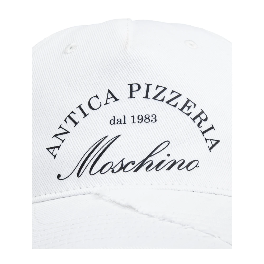 Moschino Baseballpet White Heren