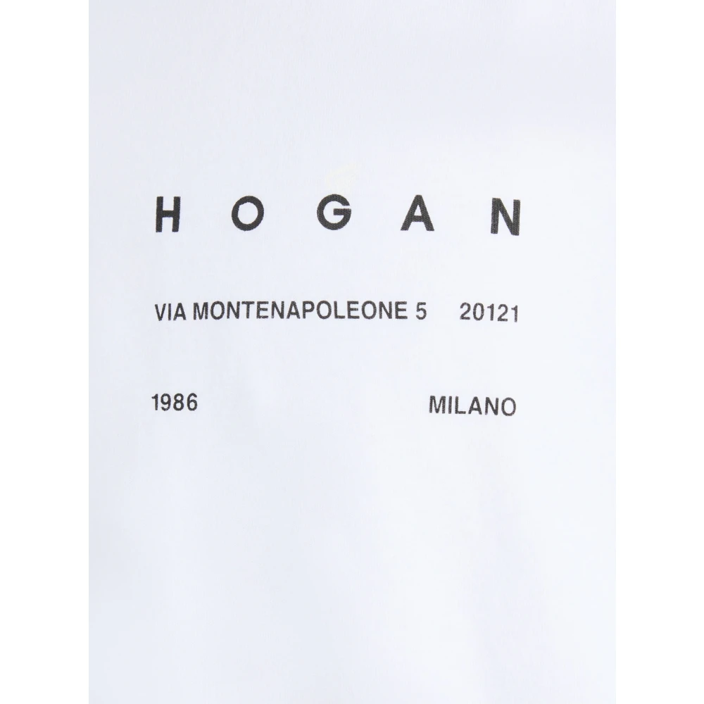 Hogan B001 Wit T-Shirt White Dames