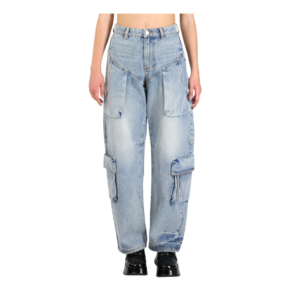 Cargo Baggy Aviator Denim Jeans