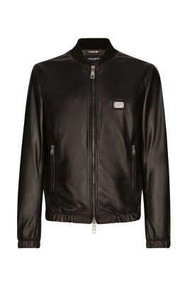 black-leather-jacket-with-logo-plaque