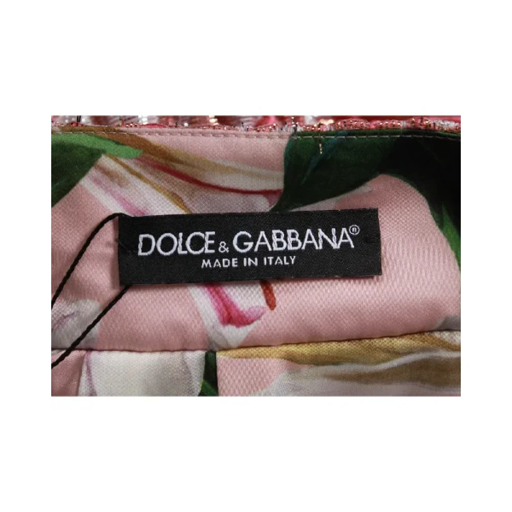 Dolce & Gabbana Pre-owned Polyester bottoms Pink Dames