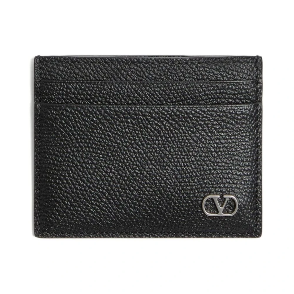 Valentino Garavani Men's Black Vlogo Signature Cardholder