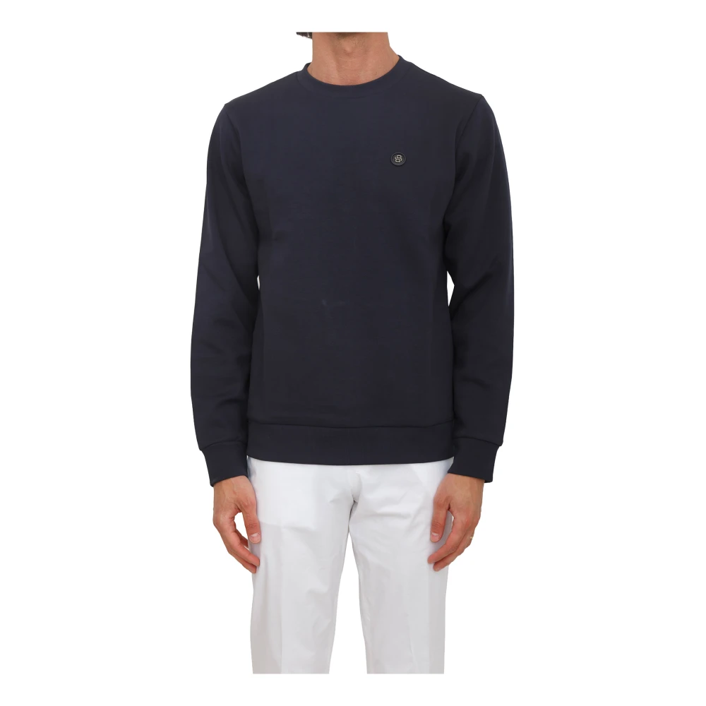 Hugo Men's Blue C-Sharpe 01 Sweatshirt - Sweatshirts - Xl - Sweatshirts & Hoodies