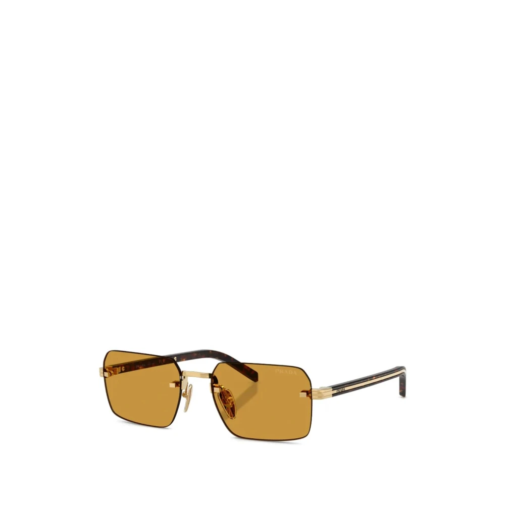 Prada Men's Yellow Sunglasses, 55 Mm, D55s Sunglasses