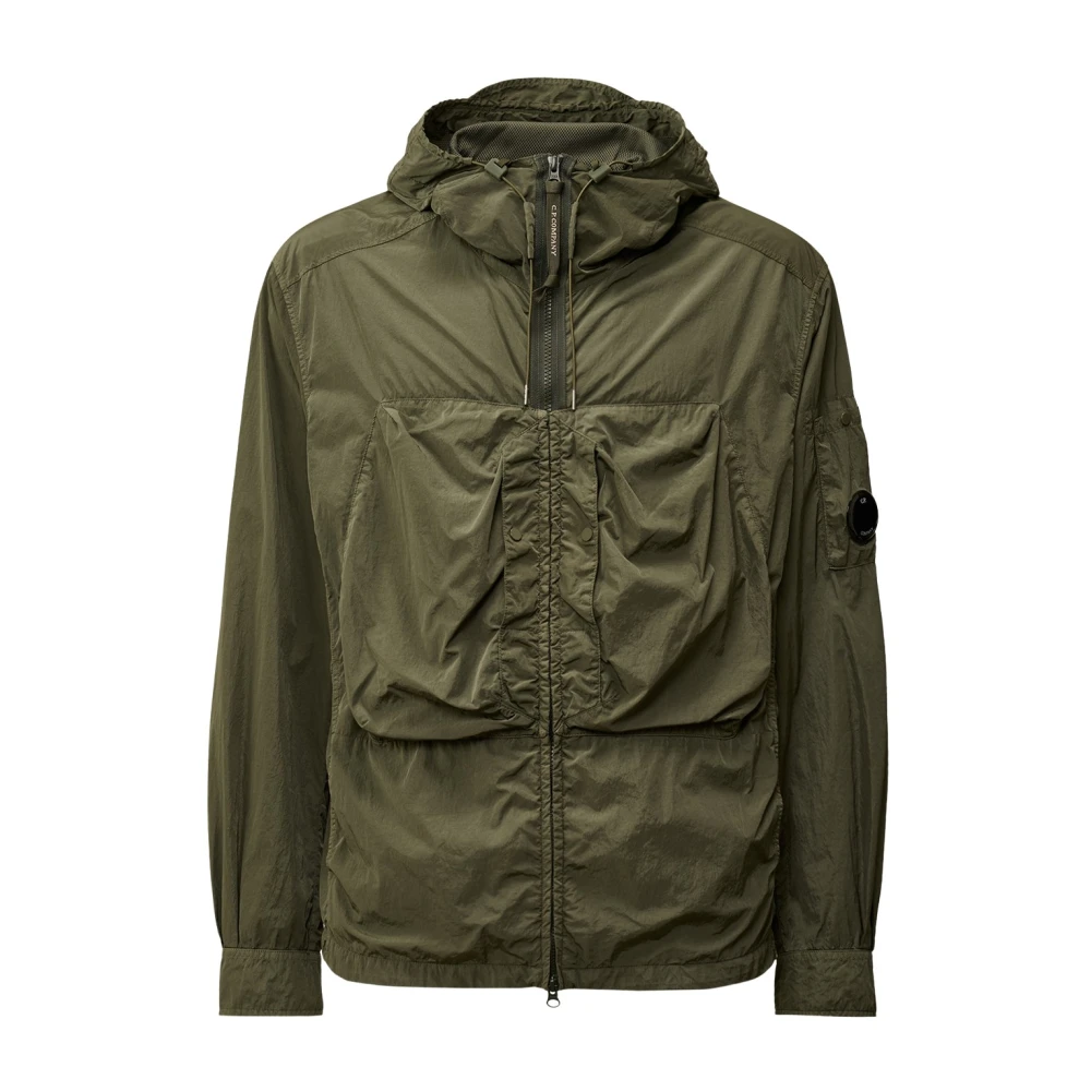 C.P. Company Hooded Shirt Jacket Green Heren