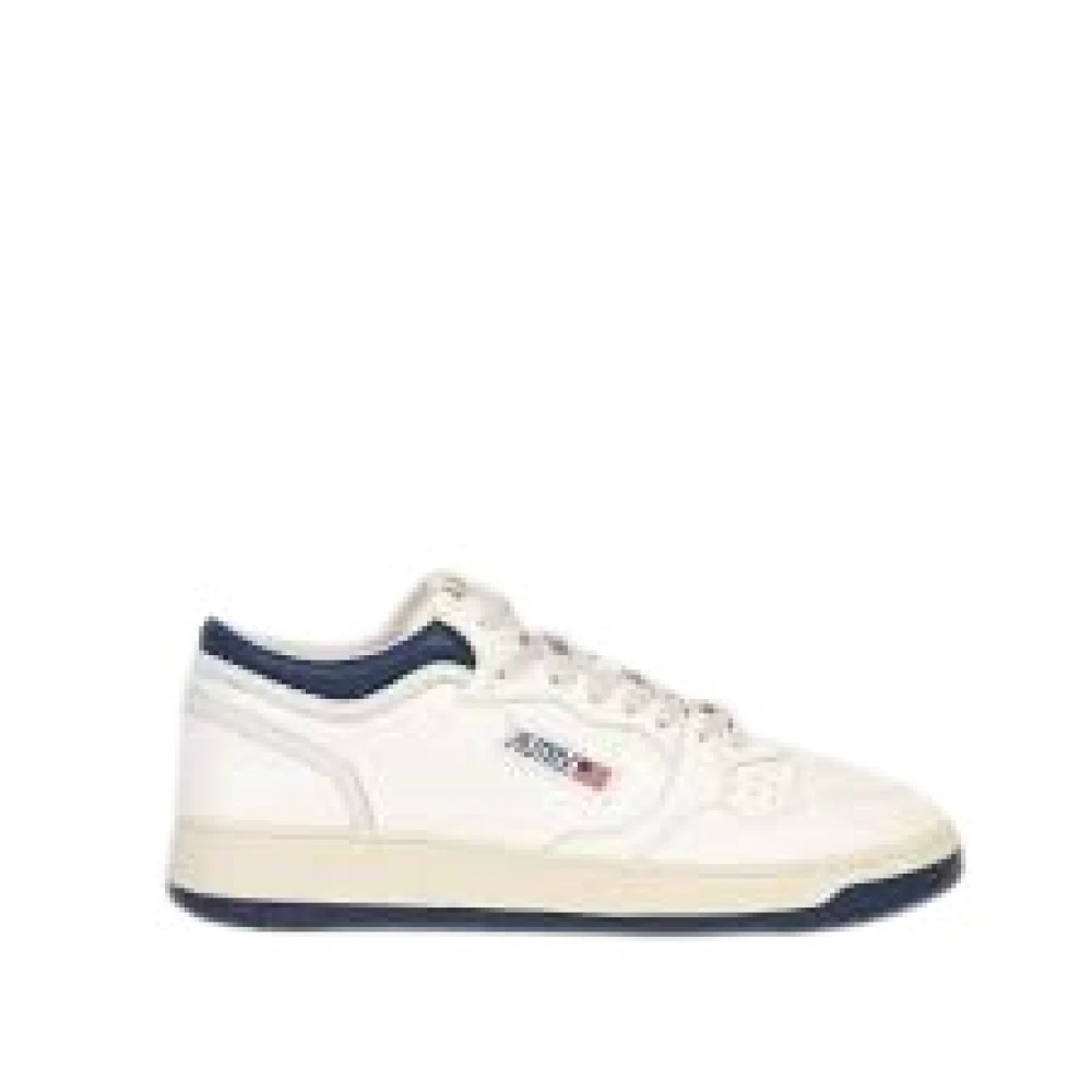 Autry Med-Way Mid Leather Heren Schoenen Wit