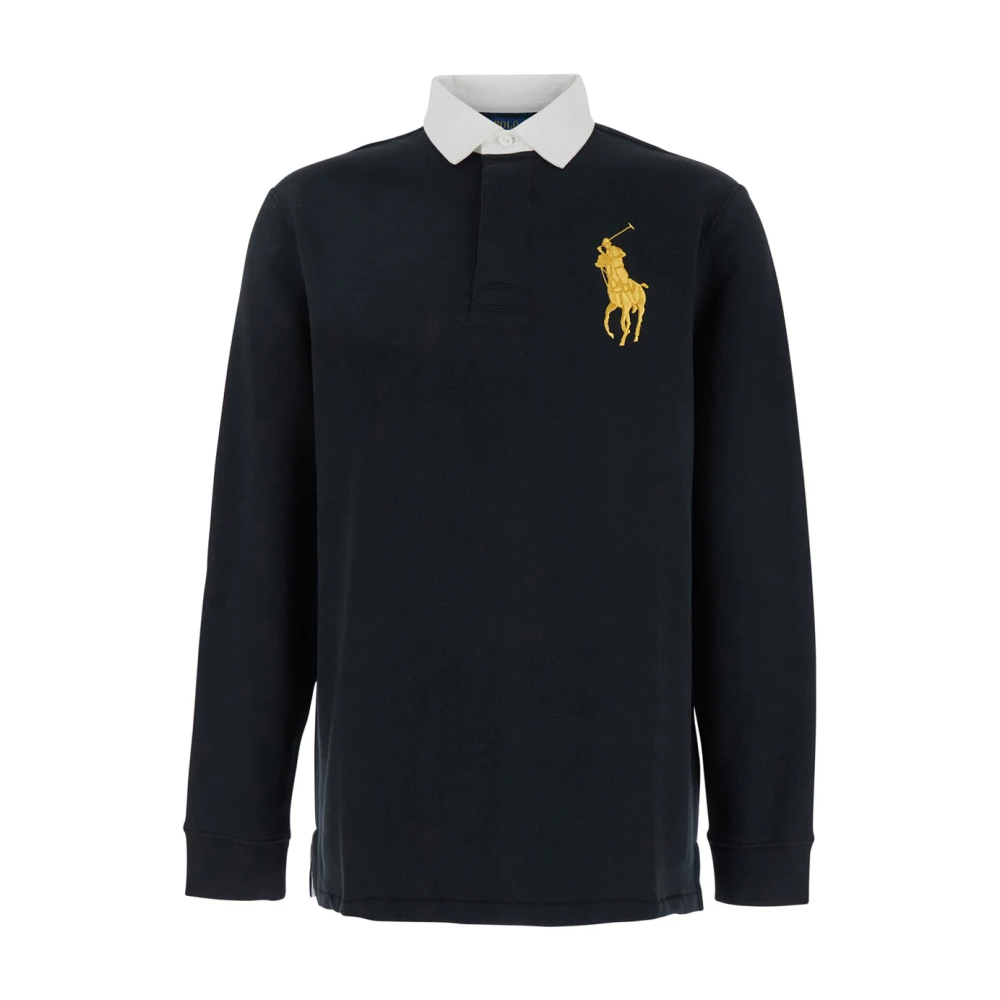 Polo Ralph Lauren Zwarte Polo T-shirts en Polos Black Heren