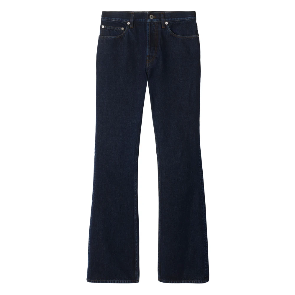 Burberry Indigo Denim Flared Jeans Blue Dames