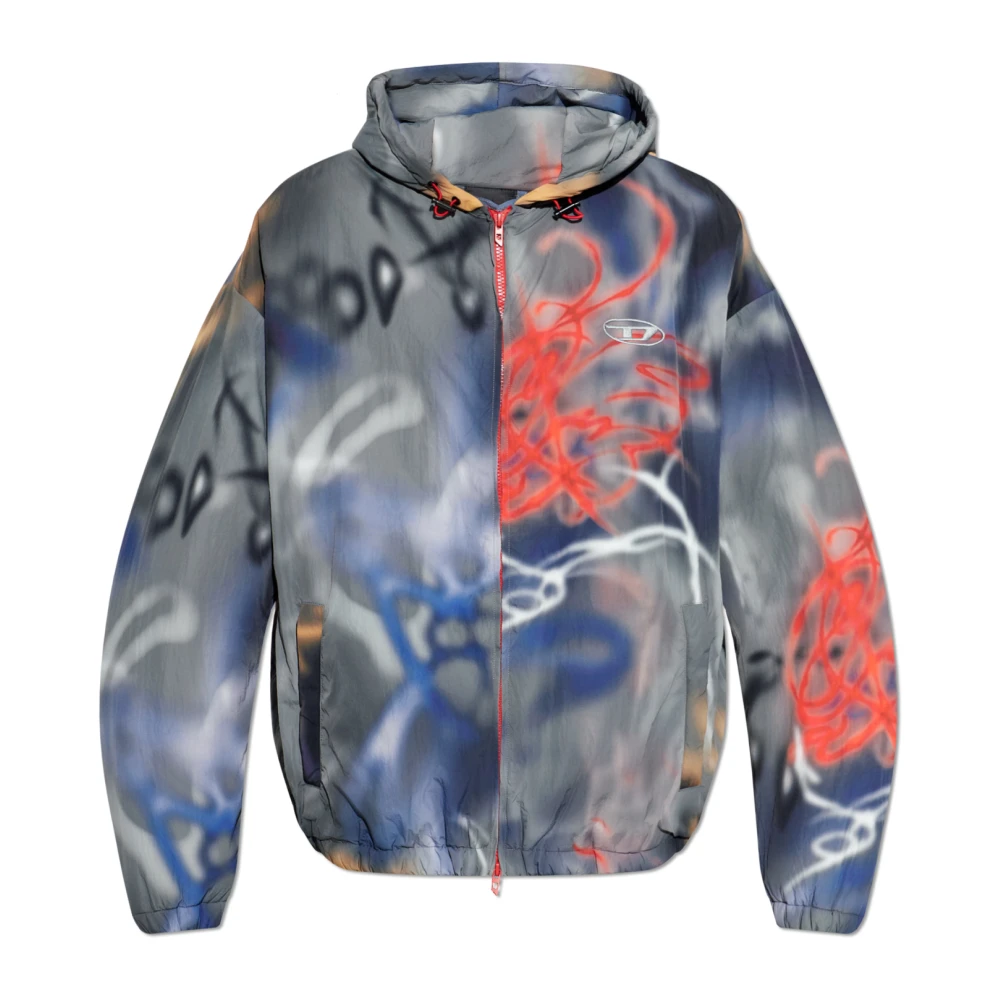 Diesel Herr Multicolor Jackor M, Polyester, J-Mirr Jacket