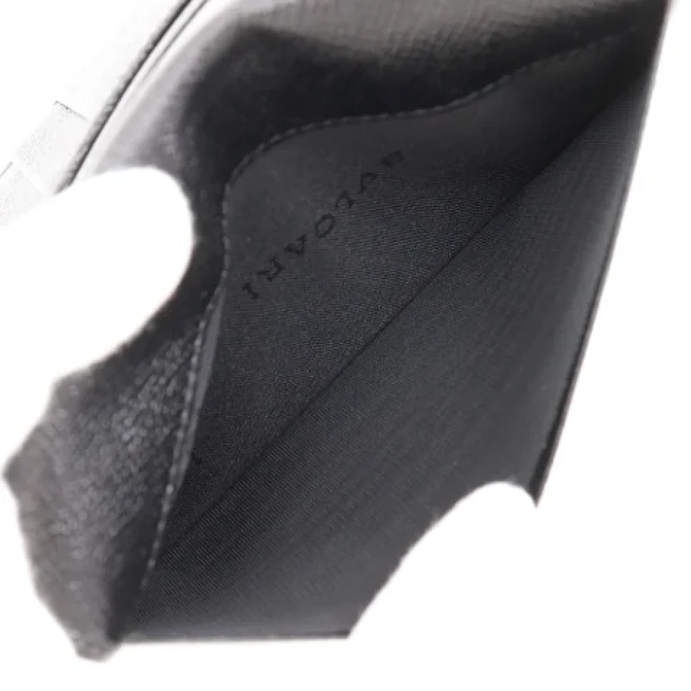 Bvlgari Vintage Pre-owned Leather wallets Black Dames