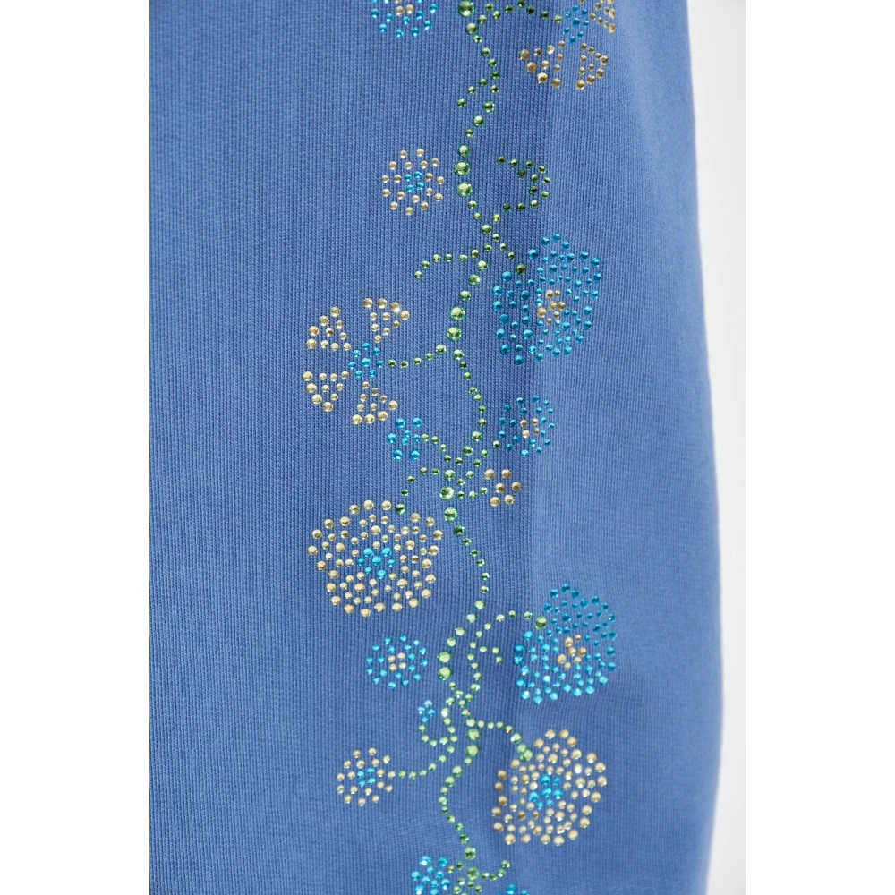 Kenzo Sweatpants met glinsterende applicaties Blue Dames