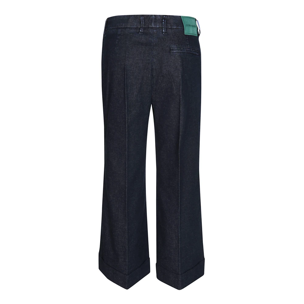 Jacob Cohën Flare Boot Crop Broek voor Vrouwen Blue Dames