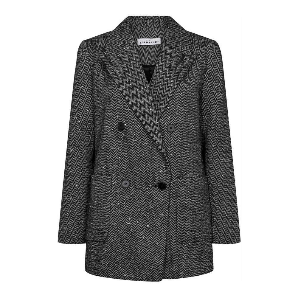 Haute L'amitié Women's Black Blazers - Blazers - Xs - Jackets